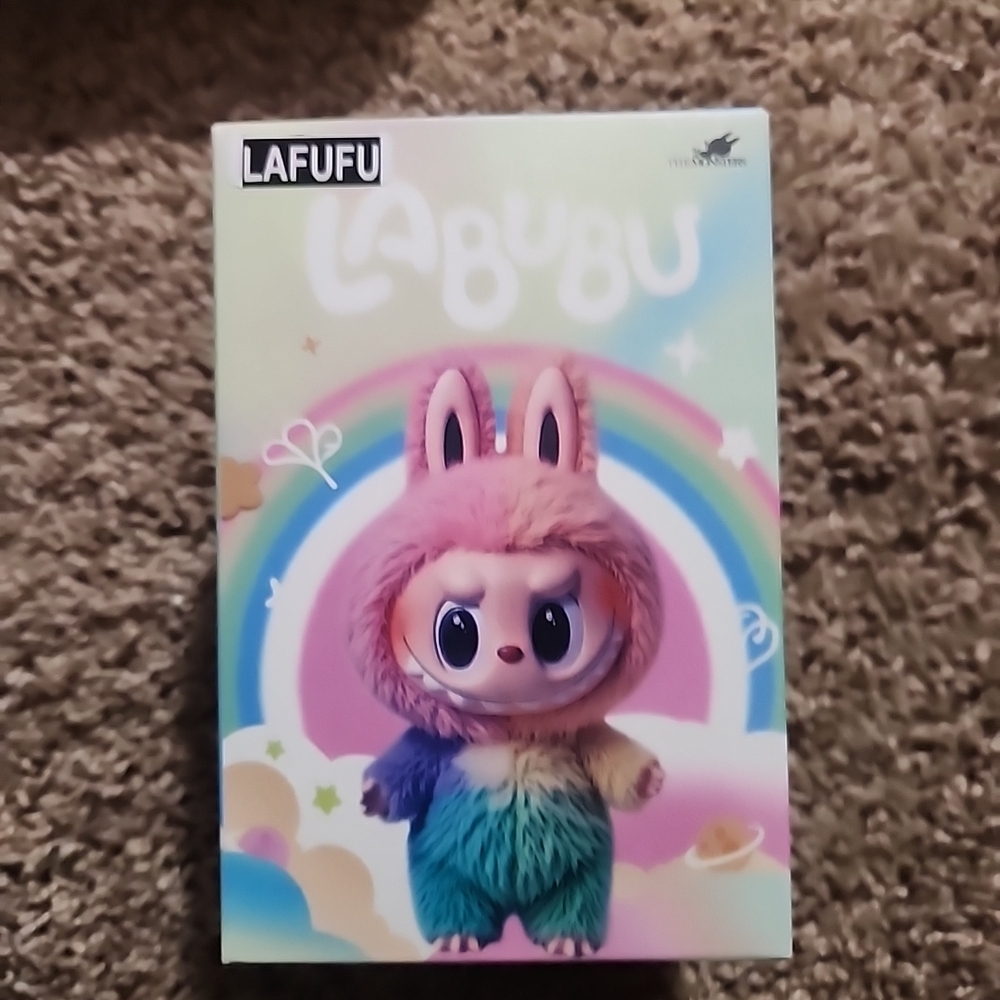 LAFUFU Labubu Rainbow Bunny Figure